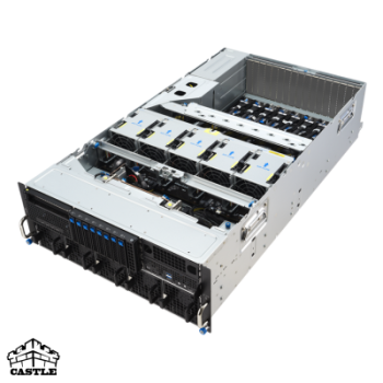 سرور GPU ایسوس ASUS ESC8000 E12 با پشتیبانی از ۸ کارت گرافیک و پردازنده‌های Xeon Sapphire Rapids