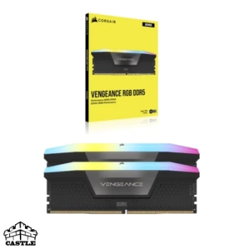 رم کورسیر Corsair Vengeance RGB DDR5 32GB (2×16GB) 7200MHz CL34 مشکی مخصوص Intel XMP