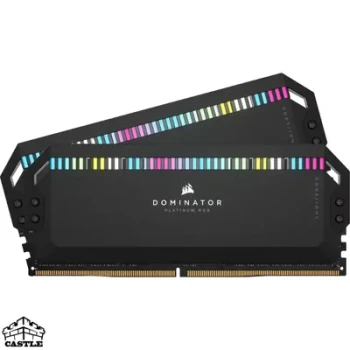 رم کورسیر DOMINATOR RGB DDR5 ظرفیت 64GB کیت 2×32 فرکانس 6000MHz CL30