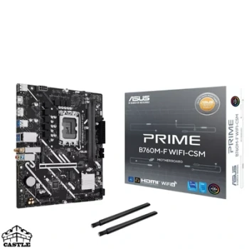 مادربرد ایسوس مدل PRIME B760M-F WIFI-CSM سوکت LGA1700 با پشتیبانی از DDR5