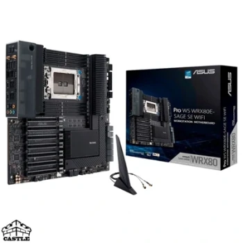 مادربرد ایسوس Pro WS WRX80E SAGE SE WIFI II سوکت sWRX8 مخصوص ورک‌استیشن