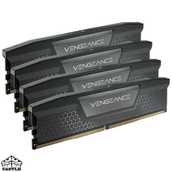 رم کورسیر VENGEANCE DDR5 ظرفیت 64GB کیت 4×16 فرکانس 6400MHz CL32