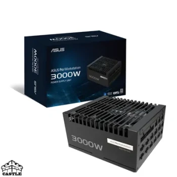 پاور سرور ایسوس ASUS Pro WS 3000W Platinum با توان فوق‌العاده و راندمان ۹۴٪ ویژه سیستم‌های GPU