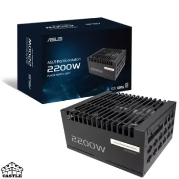 پاور ایسوس ASUS Pro WS 2200W Platinum با توان واقعی و راندمان ۹۴٪ ویژه سیستم‌های GPU محور