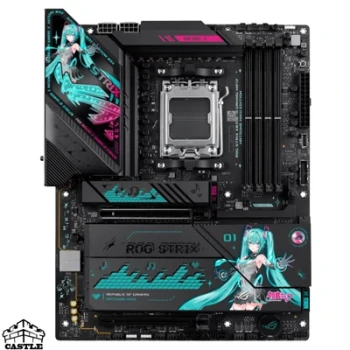 مادربرد ایسوس مدل ROG STRIX X870E-H GAMING WIFI7 HATSUNE MIKU EDITION سوکت AM5 با پشتیبانی از DDR5