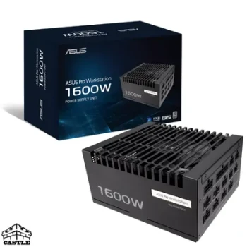 پاور سرور ایسوس ASUS Pro WS 1600W Platinum با راندمان ۹۴٪ و خنک‌کنندگی حرفه‌ای