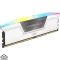 رم کورسیر VENGEANCE RGB DDR5 ظرفیت 32GB کیت 2×16 فرکانس 6000MHz CL30 رنگ سفید