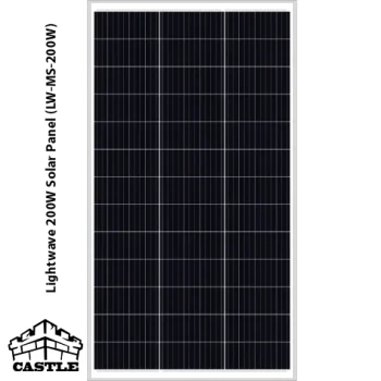 پنل خورشیدی لایت‌ویو Lightwave مدل LW-MS-200W (۲۰۰ وات)