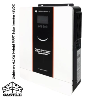 اینورتر هیبریدی لایت‌ویو Lightwave مدل LW-INV-HY-6.2KW (۶.۲ کیلووات، ۴۸ ولت)